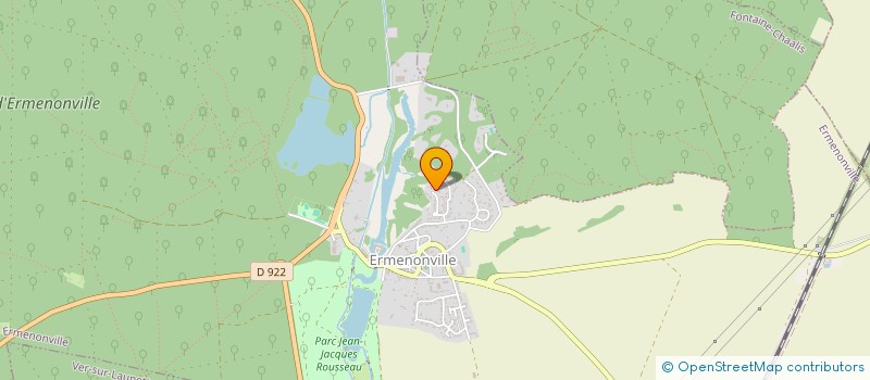 localisation de l'entreprise SCI DU VALOIS  ERMENONVILLE