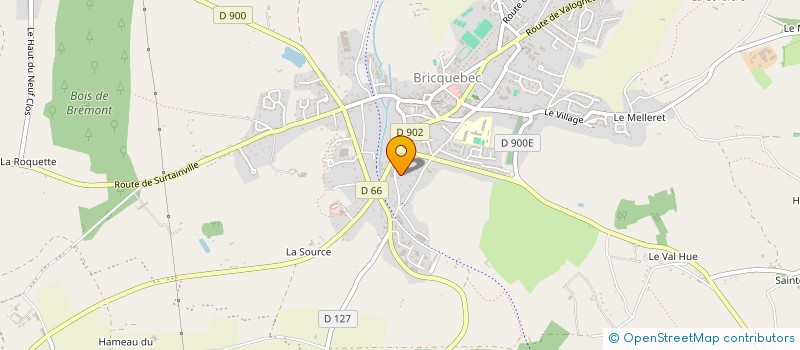 localisation de l'entreprise SCI DU VALONNAIS à BRICQUEBEC-EN-COTENTIN
