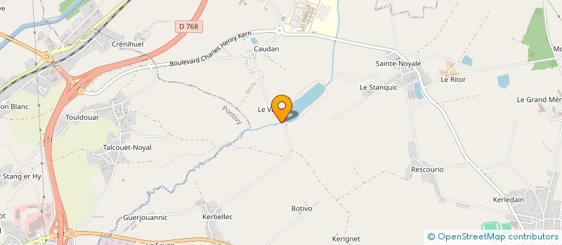 localisation de l'entreprise SCI DU VALVERT  NOYAL-PONTIVY