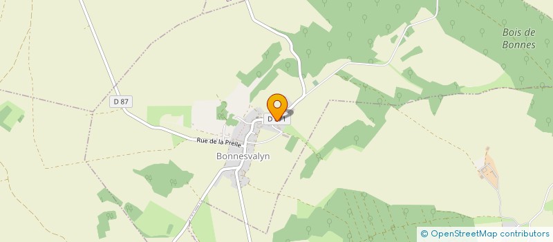 localisation de l'entreprise SCI DU VALYN  BONNESVALYN