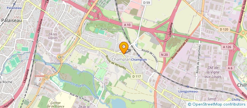 localisation de l'entreprise SCI DU VANEAU HUPPE  CHAMPLAN