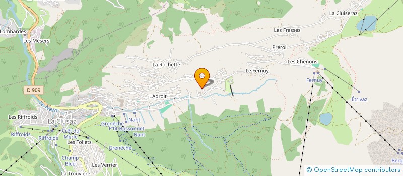 localisation de l'entreprise SCI DU VAR à LA CLUSAZ