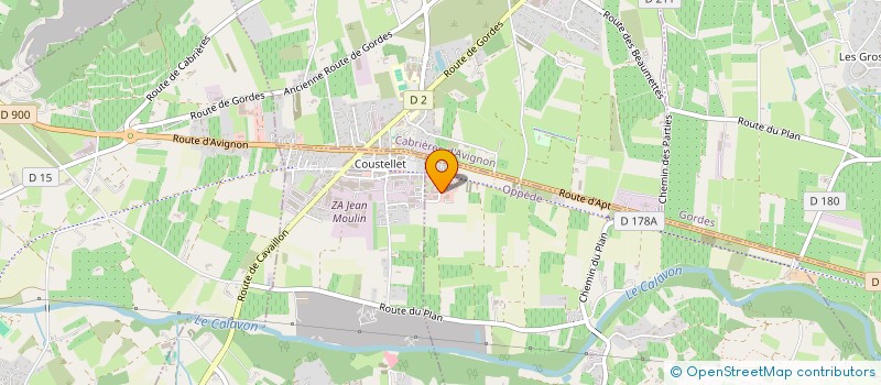 localisation de l'entreprise SCI DU VAS  OPPEDE