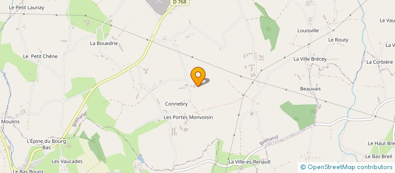 localisation de l'entreprise SCI DU VAU JAUNE  BREHAND