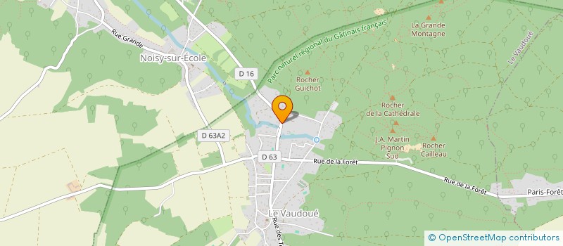 localisation de l'entreprise SCI DU VAUDOUE  LE VAUDOUE