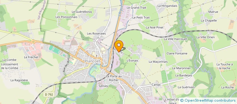 localisation de l'entreprise SCI DU VAULEMBERT  CORSEUL