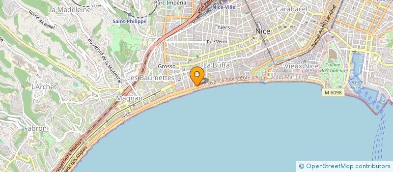 localisation de l'entreprise SCI DU VAULORIN à NICE