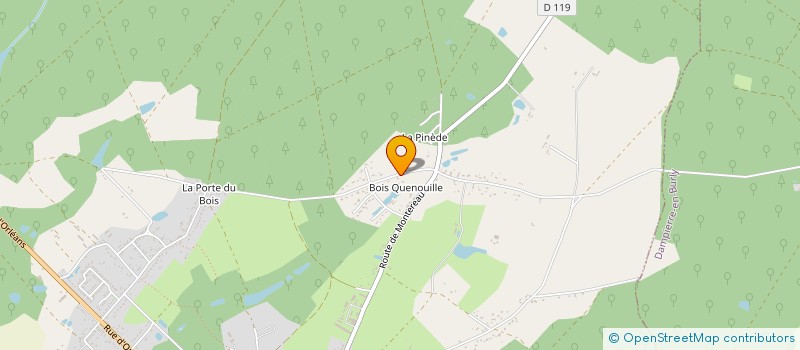 localisation de l'entreprise SCI DU VAUQUOIS  OUZOUER-SUR-LOIRE