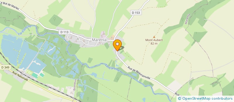 localisation de l'entreprise SCI DU VDC  MARENLA