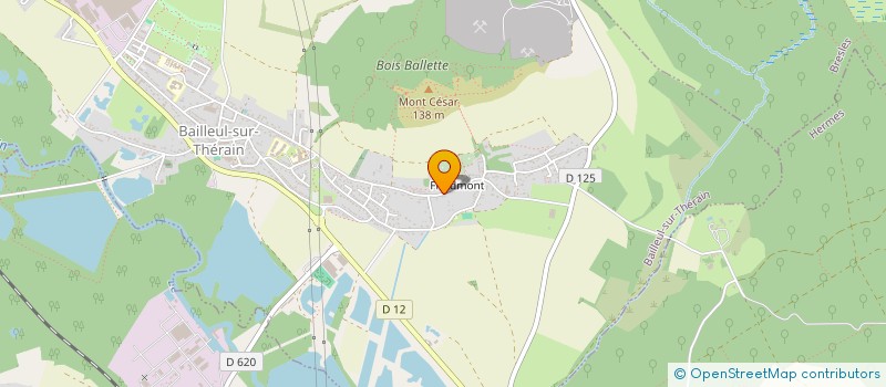 localisation de l'entreprise SCI DU VEAU D'OR  BAILLEUL-SUR-THERAIN