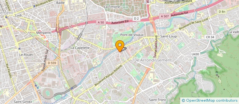 localisation de l'entreprise SCI DU VECCHIO à MARSEILLE