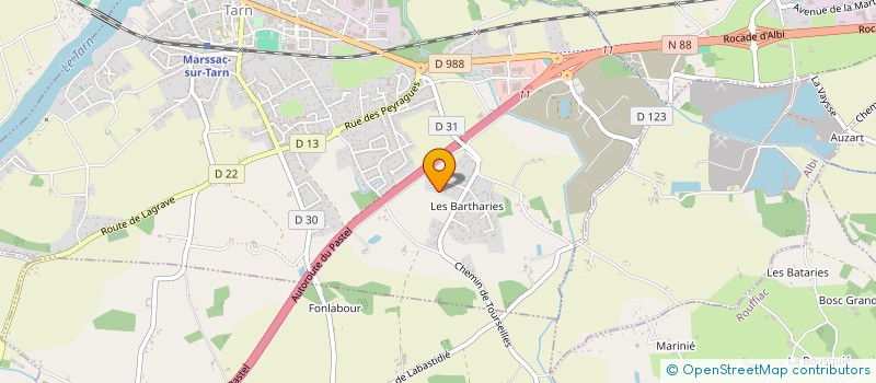 localisation de l'entreprise SCI DU VELAY  MARSSAC-SUR-TARN
