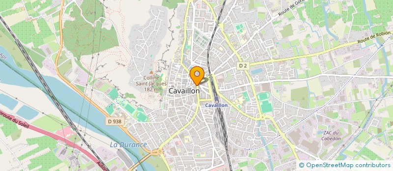 localisation de l'entreprise SCI DU VENAISSIN  CAVAILLON