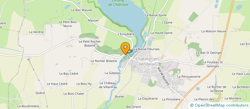 localisation de l'entreprise SCI DU VENDELAIS  CHATILLON-EN-VENDELAIS