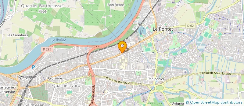 localisation de l'entreprise SCI DU VENT  LE PONTET