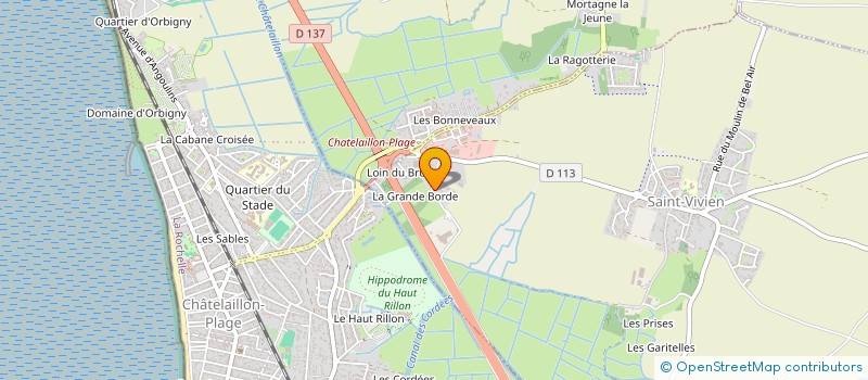 localisation de l'entreprise SCI DU VENT  SAINT-VIVIEN