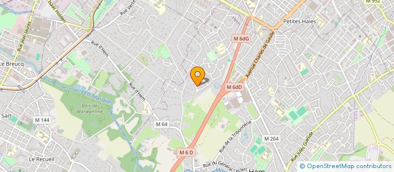 localisation de l'entreprise SCI DU VENT FRAIS  HEM