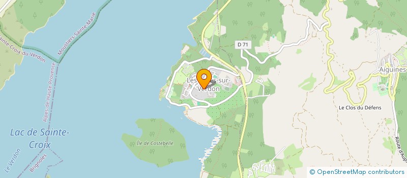 localisation de l'entreprise SCI DU VENTOUR à LES SALLES-SUR-VERDON