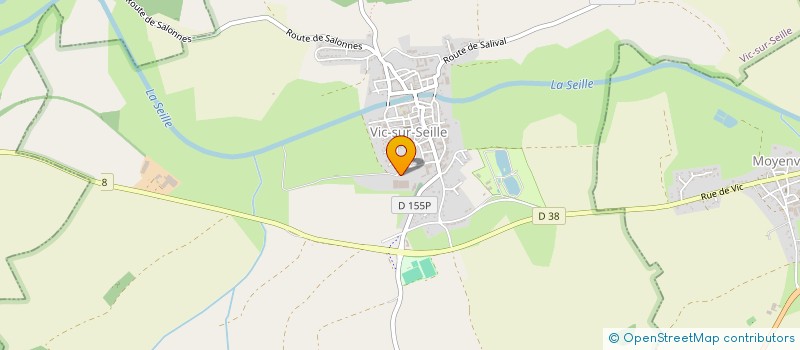 localisation de l'entreprise SCI DU VERBACH  VIC-SUR-SEILLE