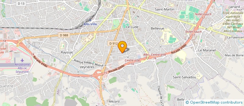 localisation de l'entreprise SCI DU VERBIAL à ALBI