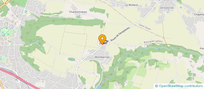localisation de l'entreprise SCI DU VERCLOS à SAINT-SAVIN