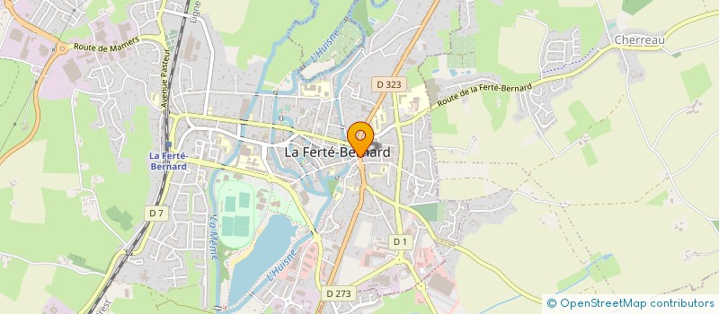 localisation de l'entreprise SCI DU VERCORS à LA FERTE-BERNARD