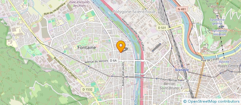 localisation de l'entreprise SCI DU VERCORS  FONTAINE