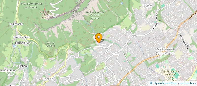 localisation de l'entreprise SCI DU VERCORS  MEYLAN