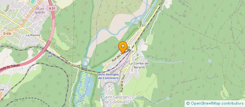 localisation de l'entreprise SCI DU VERCORS  SAINT-GEORGES-DE-COMMIERS