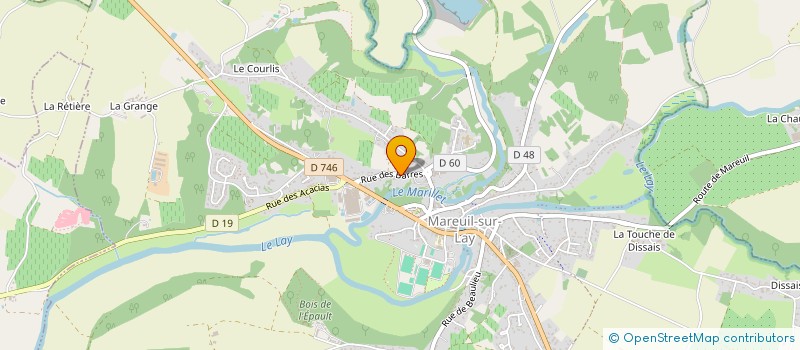 localisation de l'entreprise SCI DU VERDEAU  LUCON