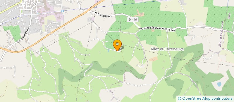 localisation de l'entreprise SCI DU VERDIE  SAINTE LIVRADE SUR LOT