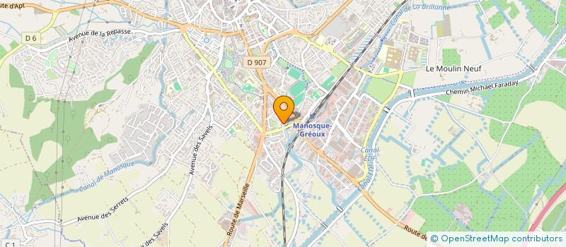 localisation de l'entreprise SCI DU VERDON à MANOSQUE