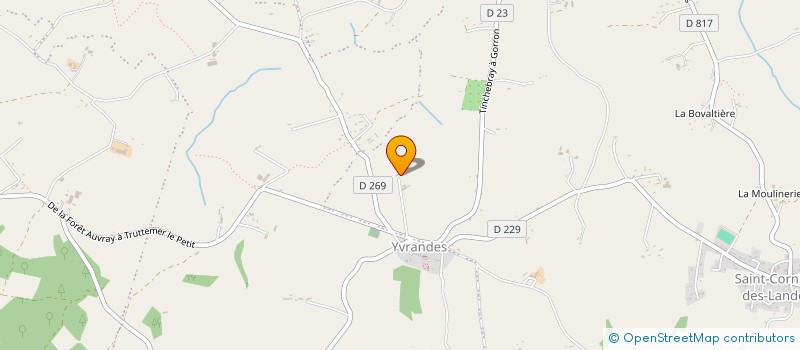 localisation de l'entreprise SCI DU VERGENESTAY à TINCHEBRAY-BOCAGE