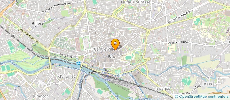 localisation de l'entreprise SCI DU VERGER à PAU
