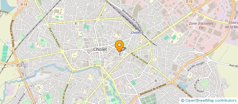 localisation de l'entreprise SCI DU VERGER à CHOLET