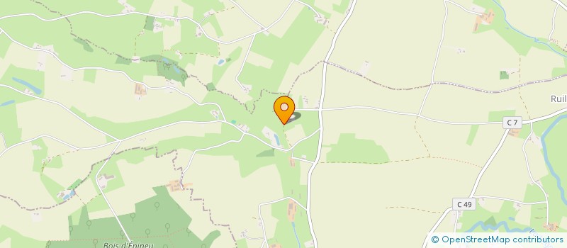 localisation de l'entreprise SCI DU VERGER  RUILLE EN CHAMPAGNE