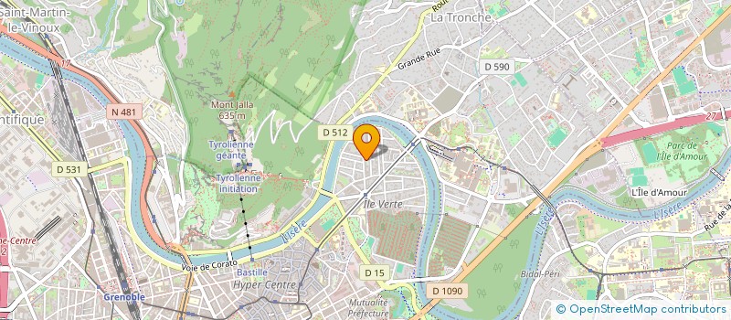 localisation de l'entreprise SCI DU VERGER à GRENOBLE