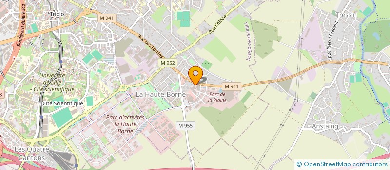 localisation de l'entreprise SCI DU VERGER à VILLENEUVE-D'ASCQ