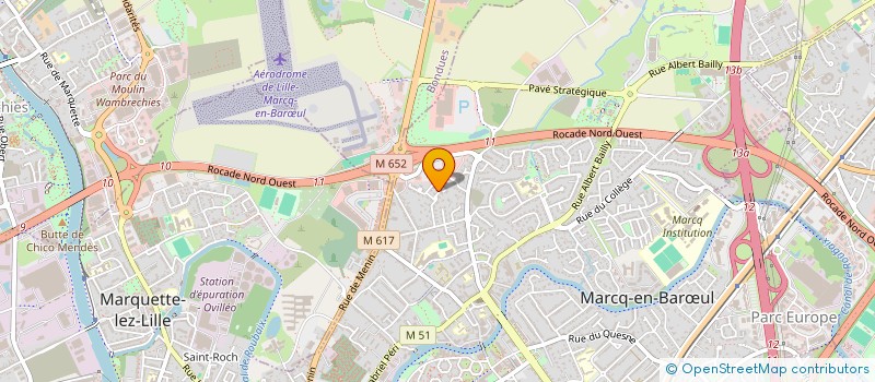 localisation de l'entreprise SCI DU VERGER à MARCQ-EN-BARŒUL