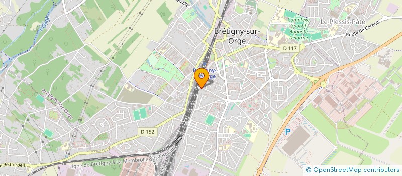 localisation de l'entreprise SCI DU VERGER à BRETIGNY-SUR-ORGE
