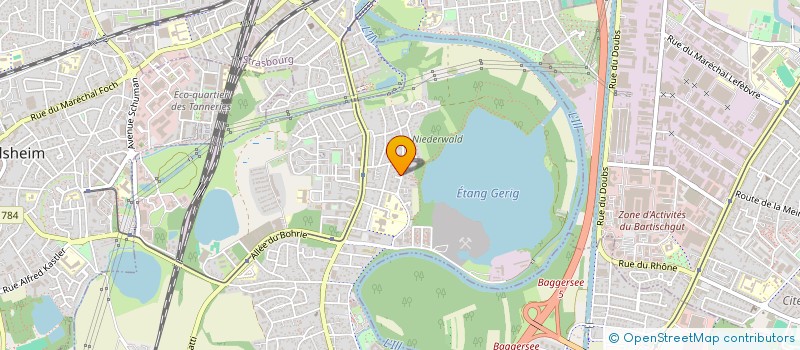 localisation de l'entreprise SCI DU VERGER  OSTWALD