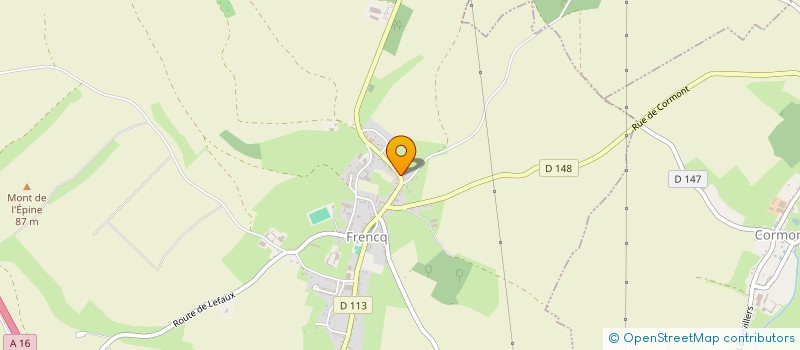 localisation de l'entreprise SCI DU VERGER  FRENCQ