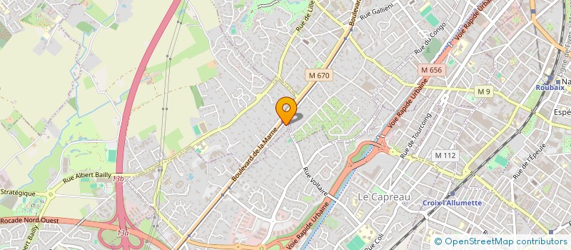 localisation de l'entreprise SCI DU VERGER à MARCQ-EN-BARŒUL