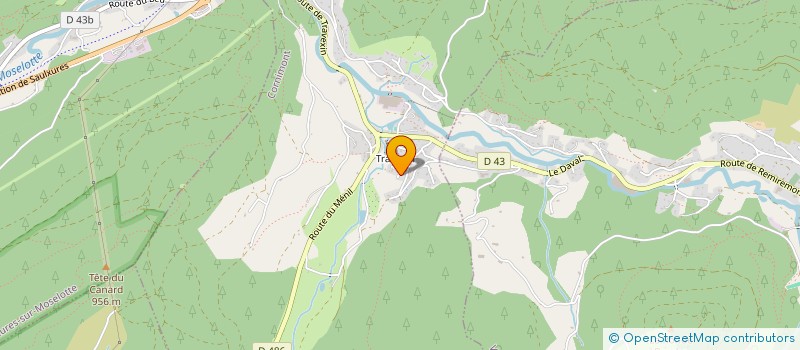 localisation de l'entreprise SCI DU VERGER  CORNIMONT