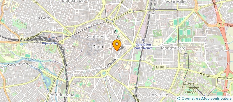 localisation de l'entreprise SCI DU VERGER à DIJON