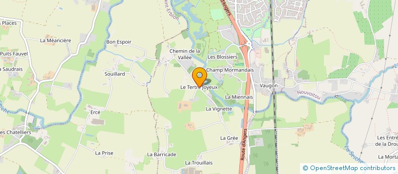 localisation de l'entreprise SCI DU VERGER  VERN-SUR-SEICHE