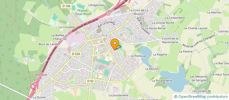 localisation de l'entreprise SCI DU VERGER  LIFFRE