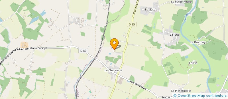 localisation de l'entreprise SCI DU VERGER  MACHECOUL-SAINT-MEME