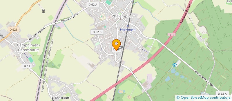 localisation de l'entreprise SCI DU VERGER  PHALEMPIN