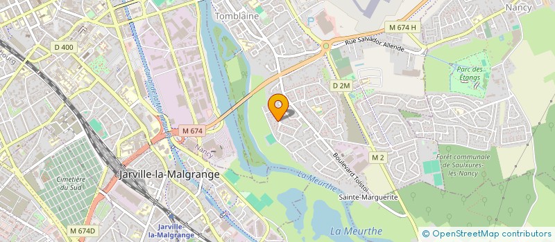 localisation de l'entreprise SCI DU VERGER  ART-SUR-MEURTHE